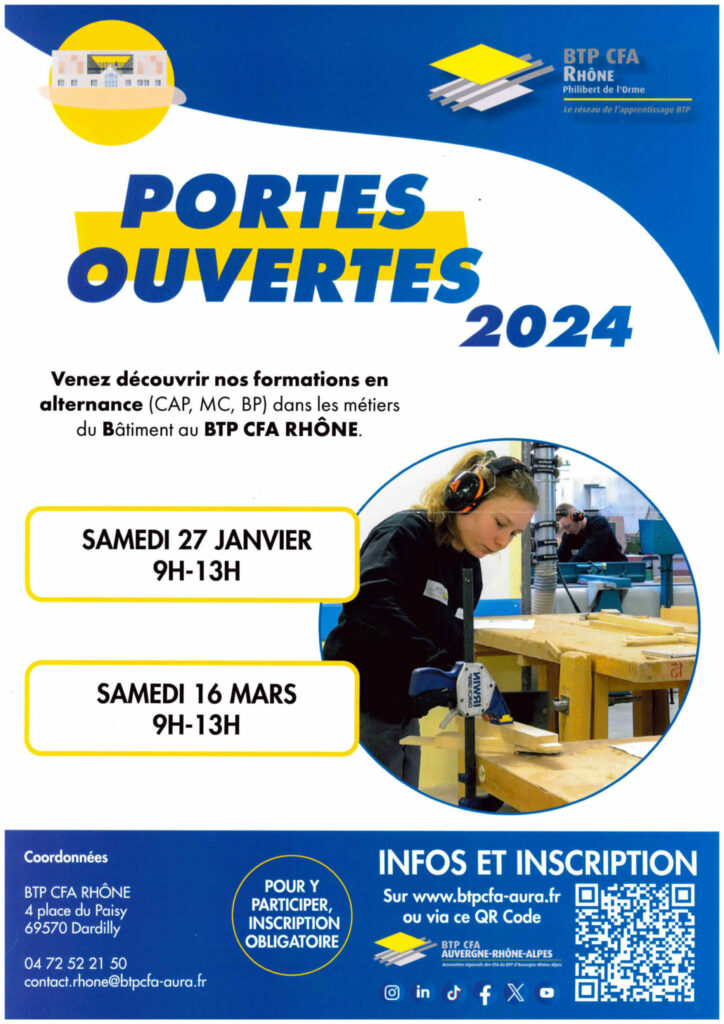 Formation : Portes-Ouvertes 2024 - Mairie Ville-sur-Jarnioux